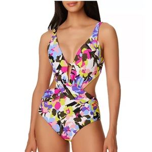 New BAR III Paradise Garden Monokini               One-Piece Swimsuit